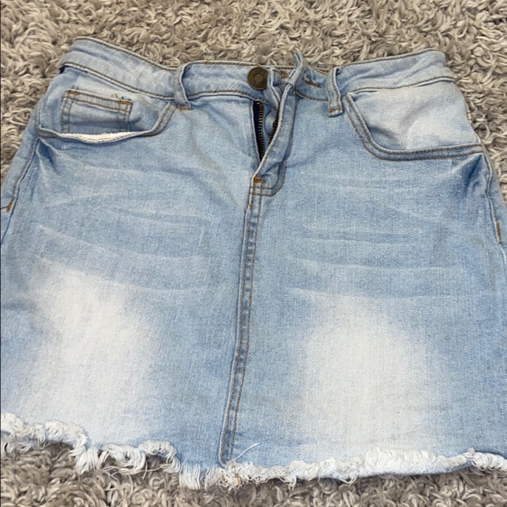 jean skirt